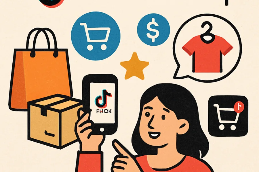 illustration de TikTok Shop